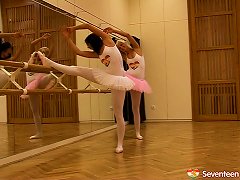 Hot Ballet Dancers Do Some Stretches And Eat Some Pussy